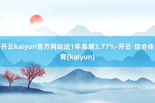 开云kaiyun官方网站近1年高潮3.77%-开云·综合体育(kaiyun)