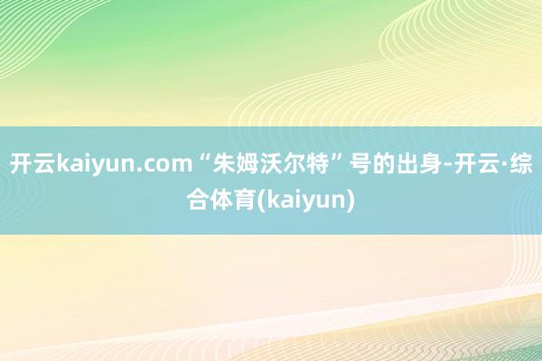开云kaiyun.com“朱姆沃尔特”号的出身-开云·综合体育(kaiyun)