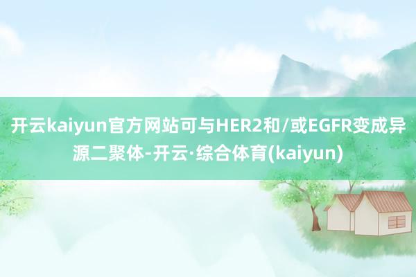 开云kaiyun官方网站可与HER2和/或EGFR变成异源二聚体-开云·综合体育(kaiyun)